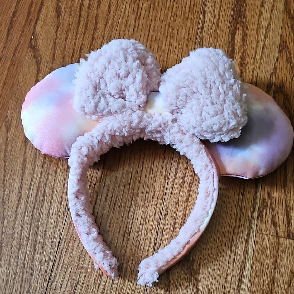 Disney Pink and Multicolor Plush Mickey Ears